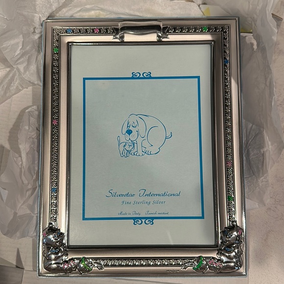 Silverstar International Fine Sterling Silver Made in Italy Kids Picture Frame